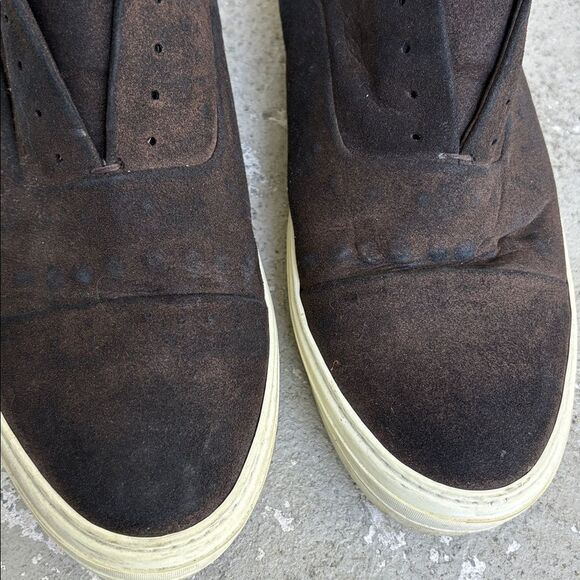 Alexander McQueen, black and brown slip on main image 12